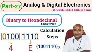 Binary to Hexadecimal Converter in tamil