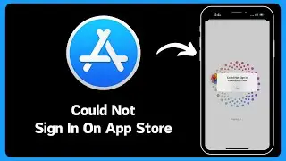 How to Fix App Store Could Not Sign in Authentication Failed: iPhone iOS 18