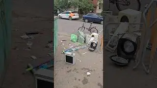 Что происходит с находками. #мусорки #конкурент #dumpsterdiving