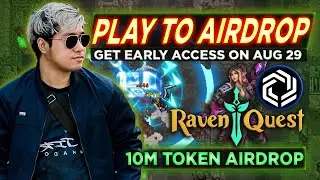 Raven Quest 10M $QUEST PLAY TO AIRDROP Info. Tagalog | TATAGOS NA TALAGA SA PADER