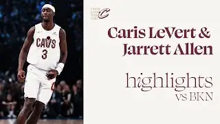 Caris LeVert & Jarrett Allen Highlights vs Nets | 1.11.2024