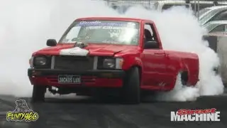 TWO OF THE LOOSEST BURNOUTS YOU WILL EVER SEE AT SUMMERNATS!!