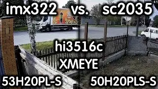 Сравнение сенсоров IMX322 и SC2035 на IP-камерах с прошивкой XMEye IPG-53H20PL-S и IPG-50H20PLS-S