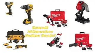 Dewalt + Milwaukee HUGE ONLINE DEALS! BOGO and MASSIVE PRICE DROPS!