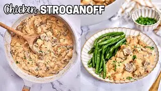 Unbelievably Creamy Chicken Stroganoff - Ready in Just 20 Minutes!