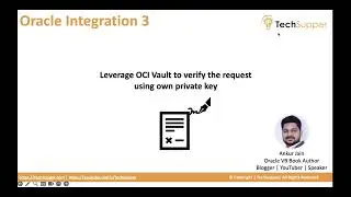 Verify request using OCI Vault in Oracle Integration