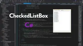 Using CheckedListBox in C#