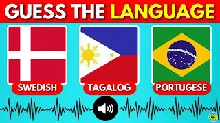 Guess The Language By Voice 🗯️🗣️ LANGUAGE QUIZ