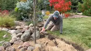 How to Extend a Landscape Bed Using Rock Edging (Easy)