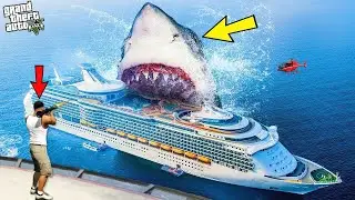 Franklin Found Biggest Megalodon in GTA 5 !