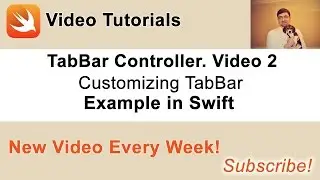 UITabBarController example in Swift. Customizing UITabBarController