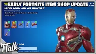 *NEW* IRON MAN SKIN IN FORTNITE! EARLY Fortnite Item Shop (Fortnite Chapter 5)