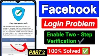 Facebook Keep Your Account Safe Problem Solve 2024 | Enable two-step verification How unlock Account