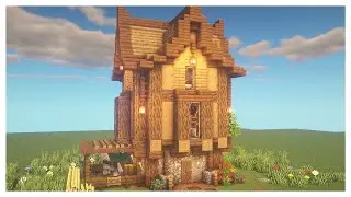 Minecraft: How to build a survival oak house (TUTORIAL)