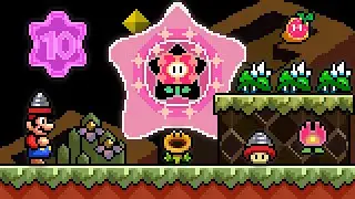 Super Mario Bros. Wonder Remade in Super Mario Bros. X (SMBX 2.0) - Splishy Wishy Falls