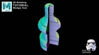 Maya Wedge Tool - 3D Tutorial