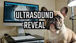 Taking Ella the frenchie for an Ultrasound, see the pups