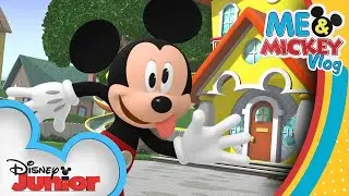 Jump Dance Wiggle Freeze 🕺 | Dance Tutorial | Me & Mickey | Vlog 1 | @disneyjunior