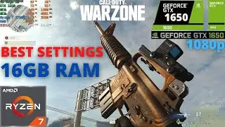 GTX 1650 | Call Of Duty Warzone |16GB RAM |1080p (Best Settings) 2021