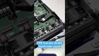 HPE ProLiant DL325 Gen11 1U 1P server - AMD EPYC CPU up to 128 cores and optional liquid cooling.