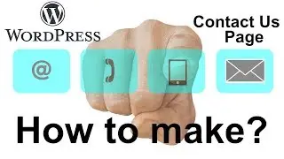 How to create Contact us page on WordPress website || contact form 7
