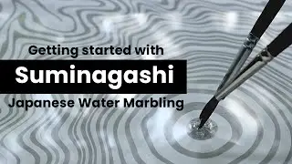 Suminagashi : Japanese water marbling