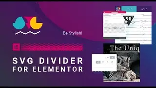 Elementor using an SVG as shape divider Wordpress | Elementor