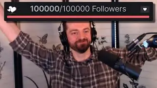 Chatterbox hits 100,000 followers on Twitch!