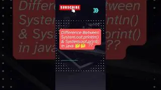 print() Vs println() Difference. in Java 🤔 ? | 