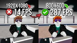 🔧ROBLOX: HOW TO LOWER RESOLUTION AND GET MORE FPS🔥| Play Roblox in 800x600✔️