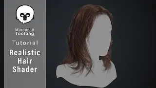 How to Create Realistic Hair Shader in Marmoset Toolbag 4.