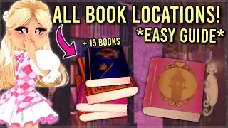 ALL THE BOOK LOCATIONS IN THE DUNGEON REALM *EASY GUIDE* 😱📚 | Royale High 🏰