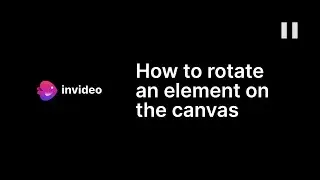 How to rotate an element on the canvas