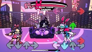 FNF - Graffiti Groovin: VS Skarlet Bunny V2 - Naifu (by Karan) - [FC/4k]