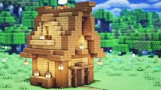 Minecraft: How To Build a Wooden 5x5 House