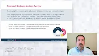Introducing Commvault Recovery Readiness Solutions