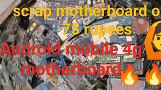 mobile scrap motherboard 75 rupees only 🙆//alam gsm//Android mobile motherboard only 75 rupees