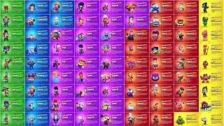 All 80 Brawlers Unlock Animation Draco and Lily Brawl Stars