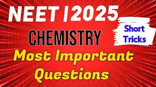 NEET 2025 | Most Important Questions Of Some Basic Concepts Of Chemistry NEET #neetchemistrytricks