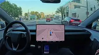 Showing Tesla FSD 12.5 to My Friend Hannah