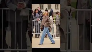 Неделя моды в Париже, потрясающий стритстайл👍🥰