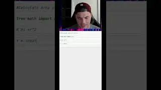 How to Calculate the Area of a Circle? #shorts #python