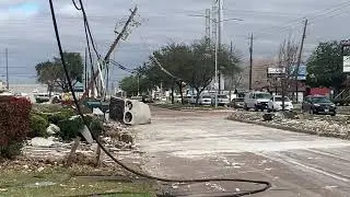 Storm damage cleanup in Deer Park, TX