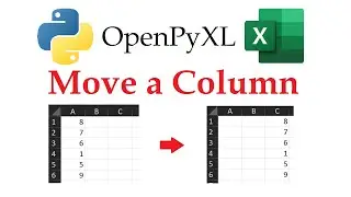 Openpyxl - Moving an Entire Column in Excel Workbooks with Python | Data Automation