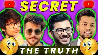 YouTube Secret😮 Ft. Carryminati, Ashish Chanchlani, Sourav Joshi Vlogs, Manoj Dey