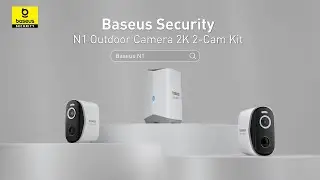 Baseus Security N1-2 Cam Set | 2K HD Video with Expandable Storage #baseus #Baseussecurity #BaseusN1