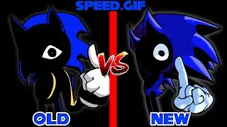 FNF: Vs Speed.GIF V2 - Control (Old Vs New) (cyclops sonic old and new comparison)