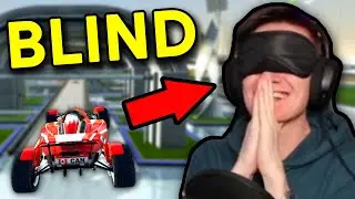 Speedrunning Trackmania but I CANT SEE the game...