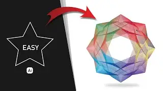 Adobe Illustrator Tutorial | How To Make a Spirograph Effect | Easy Tutorial