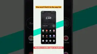 How to disable or enable apps on Android devices - #disableapp #androidhacks #tipsandtricks